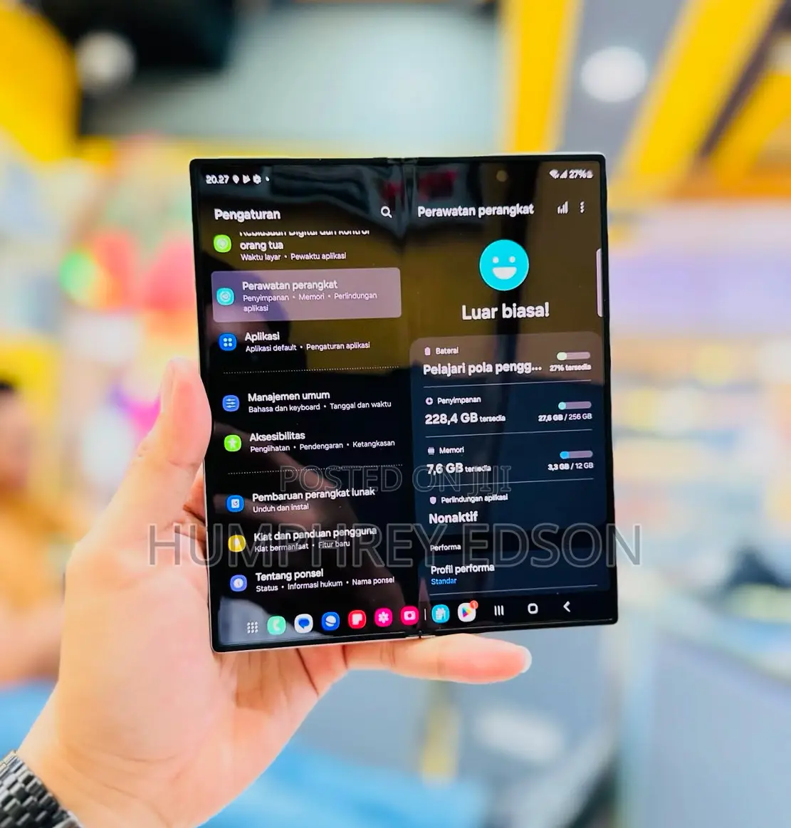 New Samsung Galaxy Z Fold6 256 GB Gold
