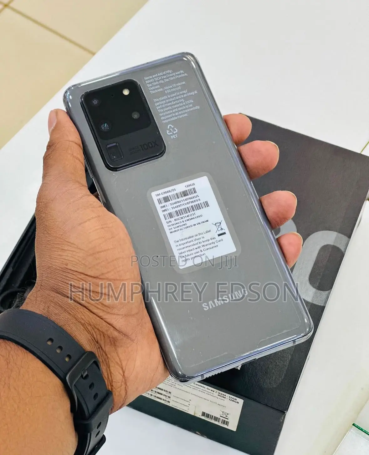New Samsung Galaxy S20 Ultra 128 GB Gray
