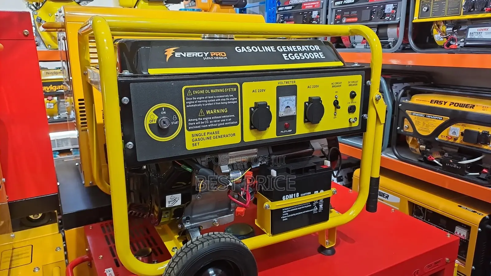 Energy PRO Gasoline Generator 6 Kw