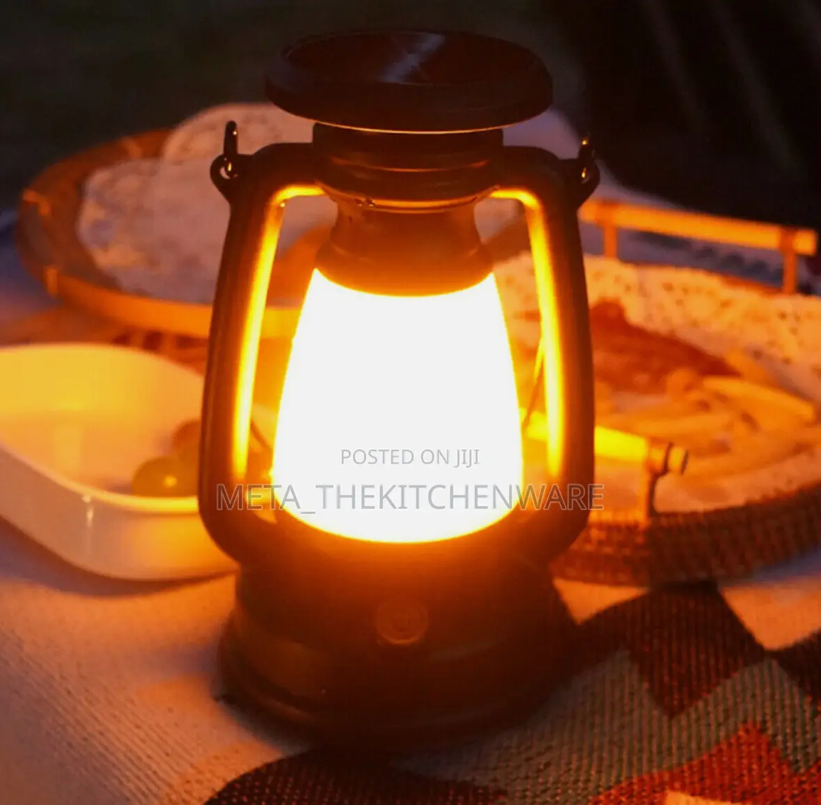 Vintage Camping Waterproof Lantern 120LM LED 1200mah