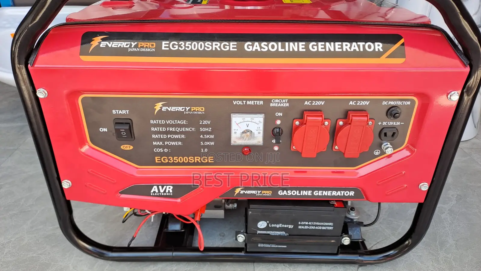 Energy PRO Gasoline Generator 5 Kw