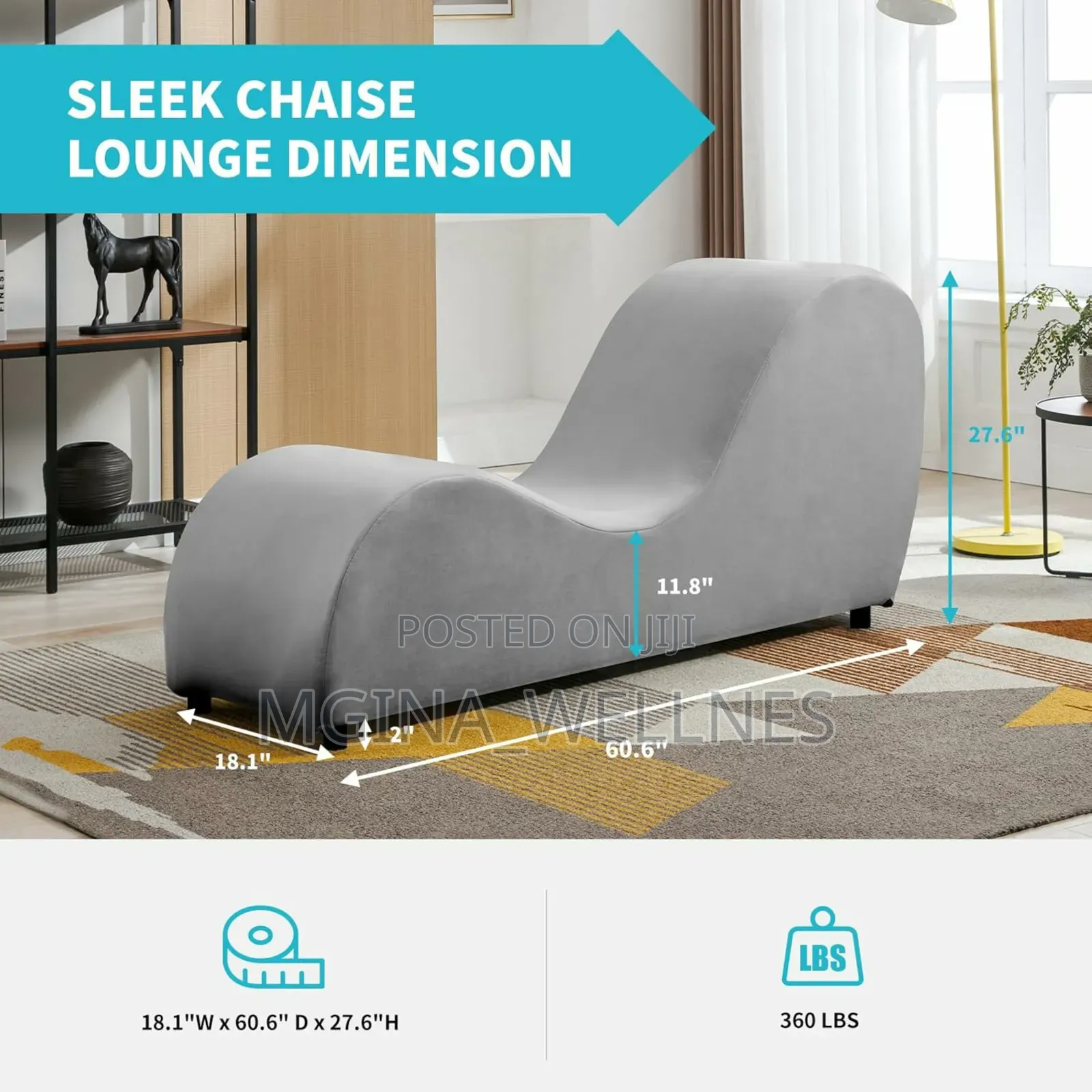 Relaxing Sofa S Shaped Chair for Sex Sensual Massage