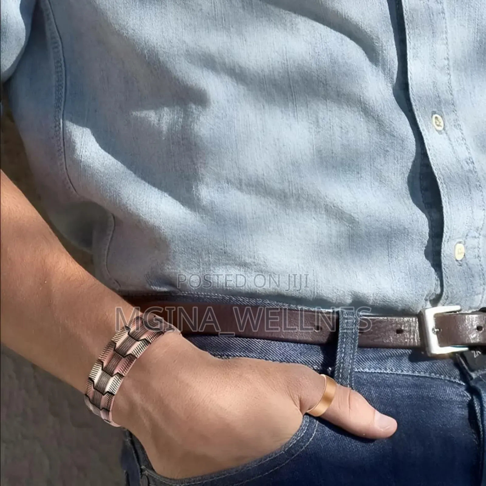 Pure Titanium Magnetic Bracelet for Healthy Benefits