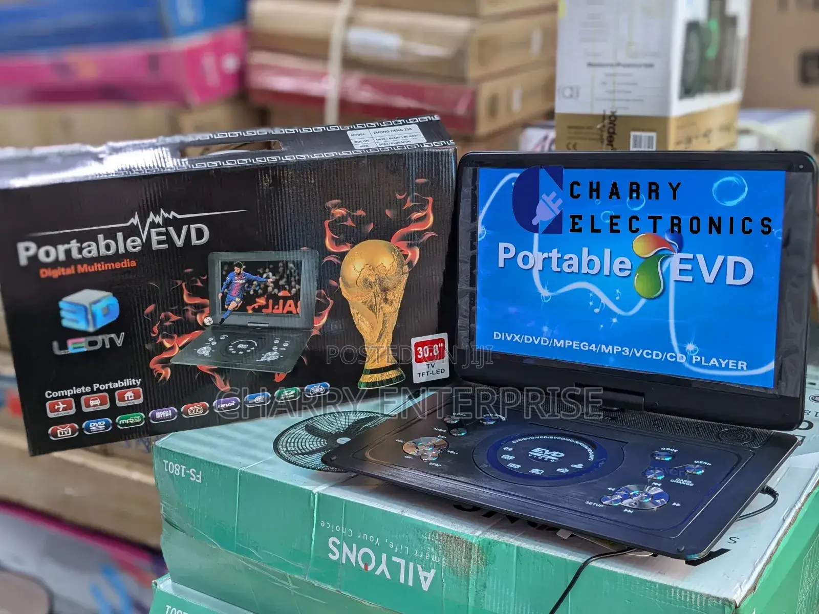 Portable Evd/DVD Digital Multimedia LED Tv Player Size 30.8"