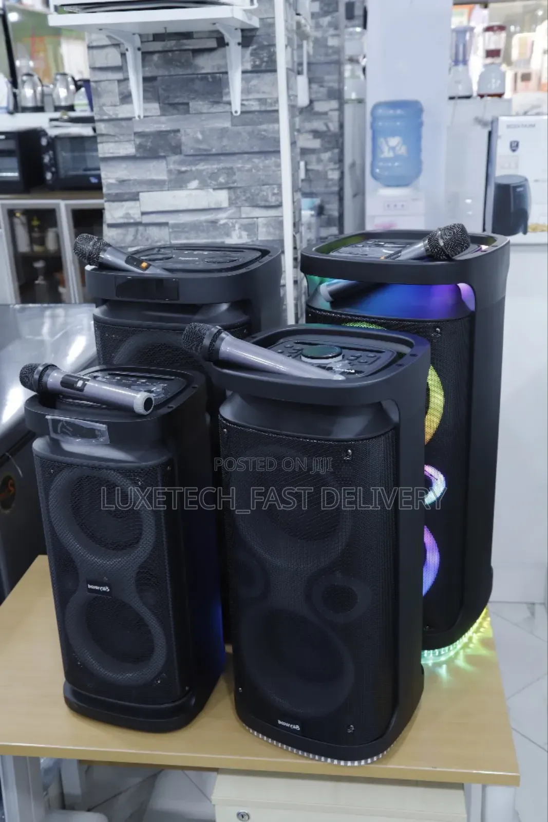 Skywood Party Speakers Super Bass With Wireless Mic
