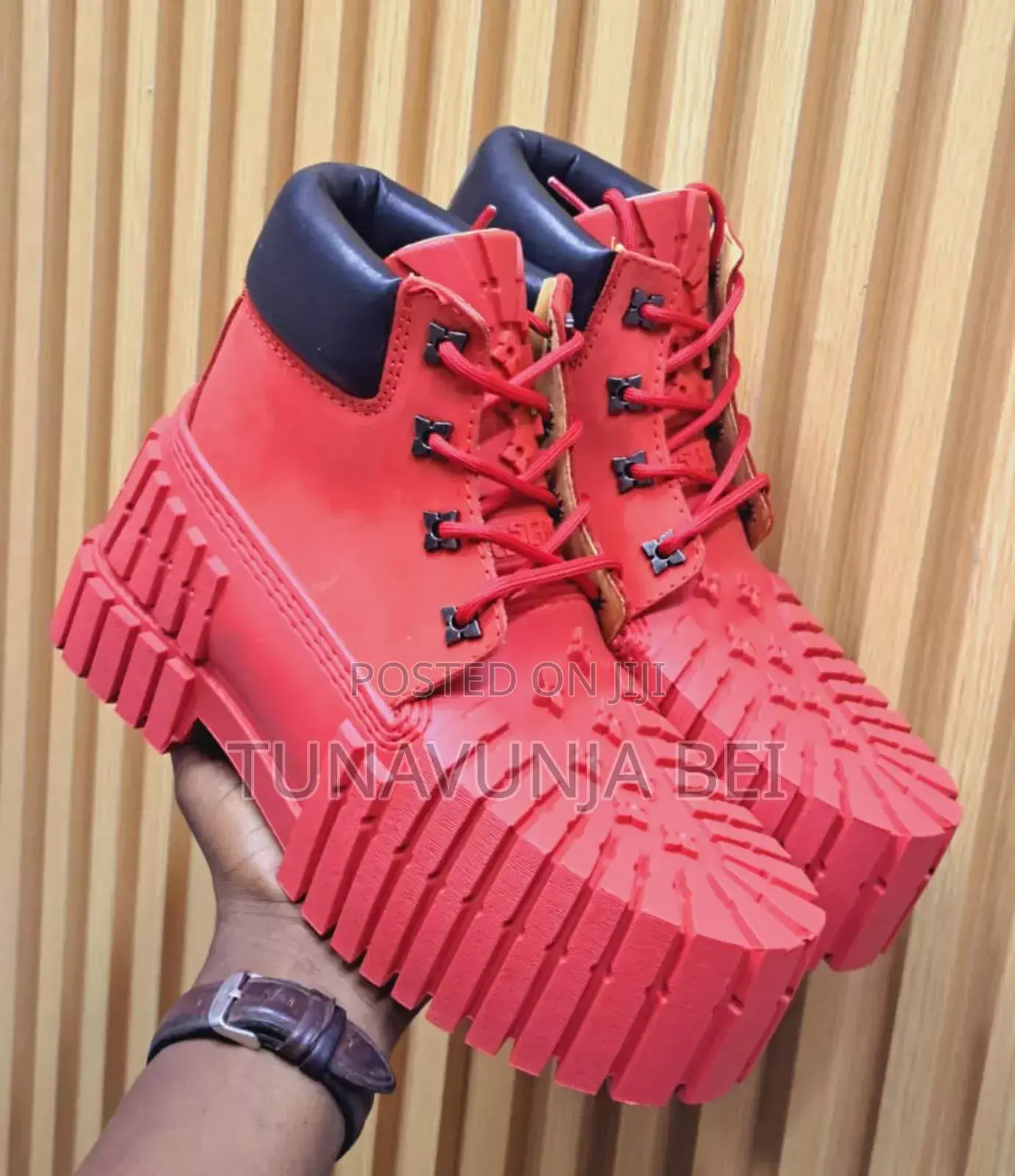Red Boots Men