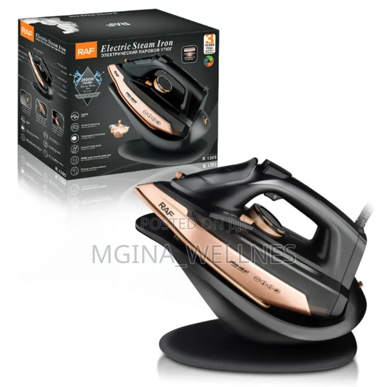High Quality Electric Steam Iron Ceramic Base Plate