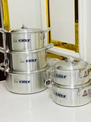 Sufuria CHEF KUBWAAA 24.26.28.30.32cmkubwa Kabisa KL 6