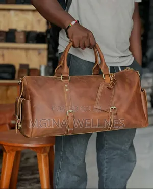Crazy Horse Leather Duffle Bag