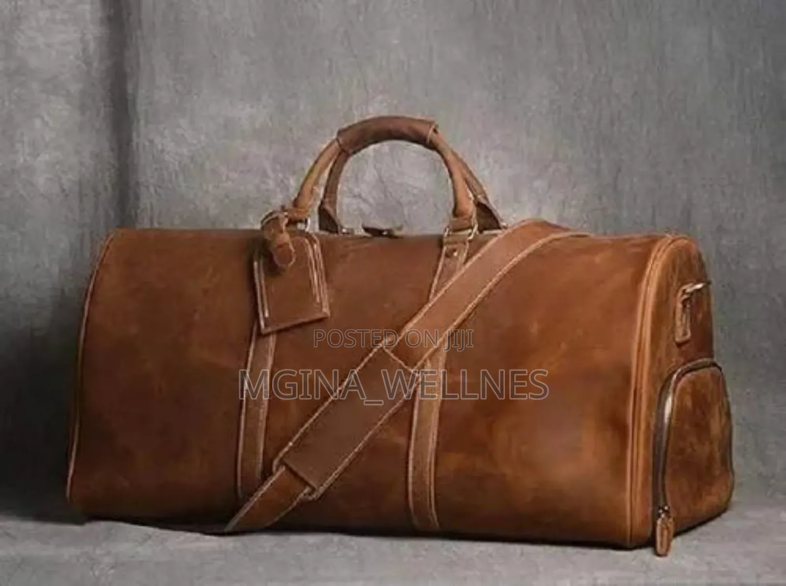 Crazy Horse Leather Duffle Bag