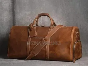 Crazy Horse Leather Duffle Bag