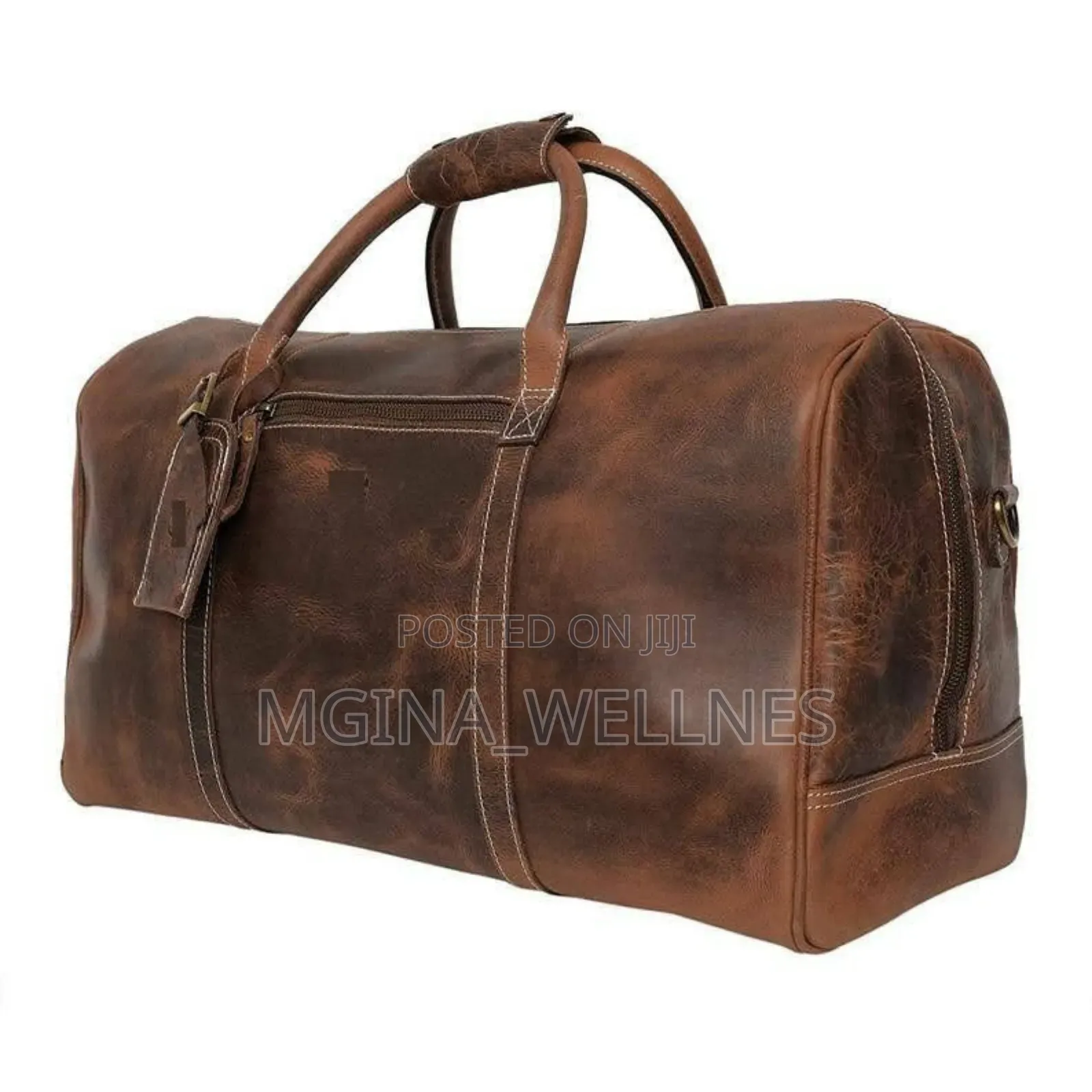 Crazy Horse Leather Duffle Bag