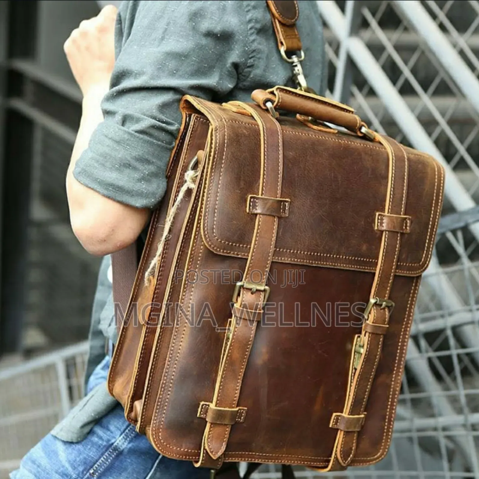 Pure Cowboy Leather Backpack Bag