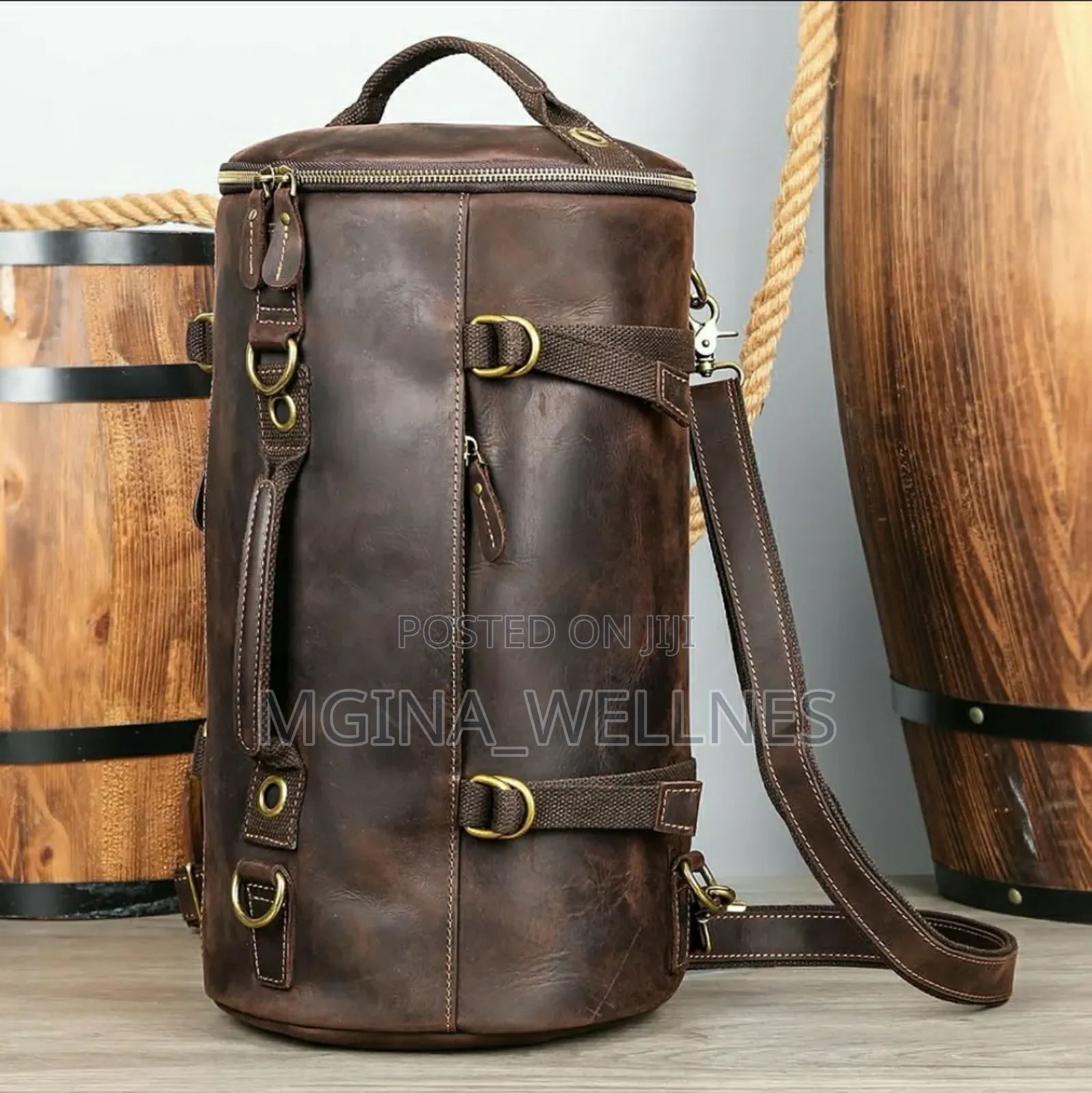 Pure Cowboy Leather Backpack Bag