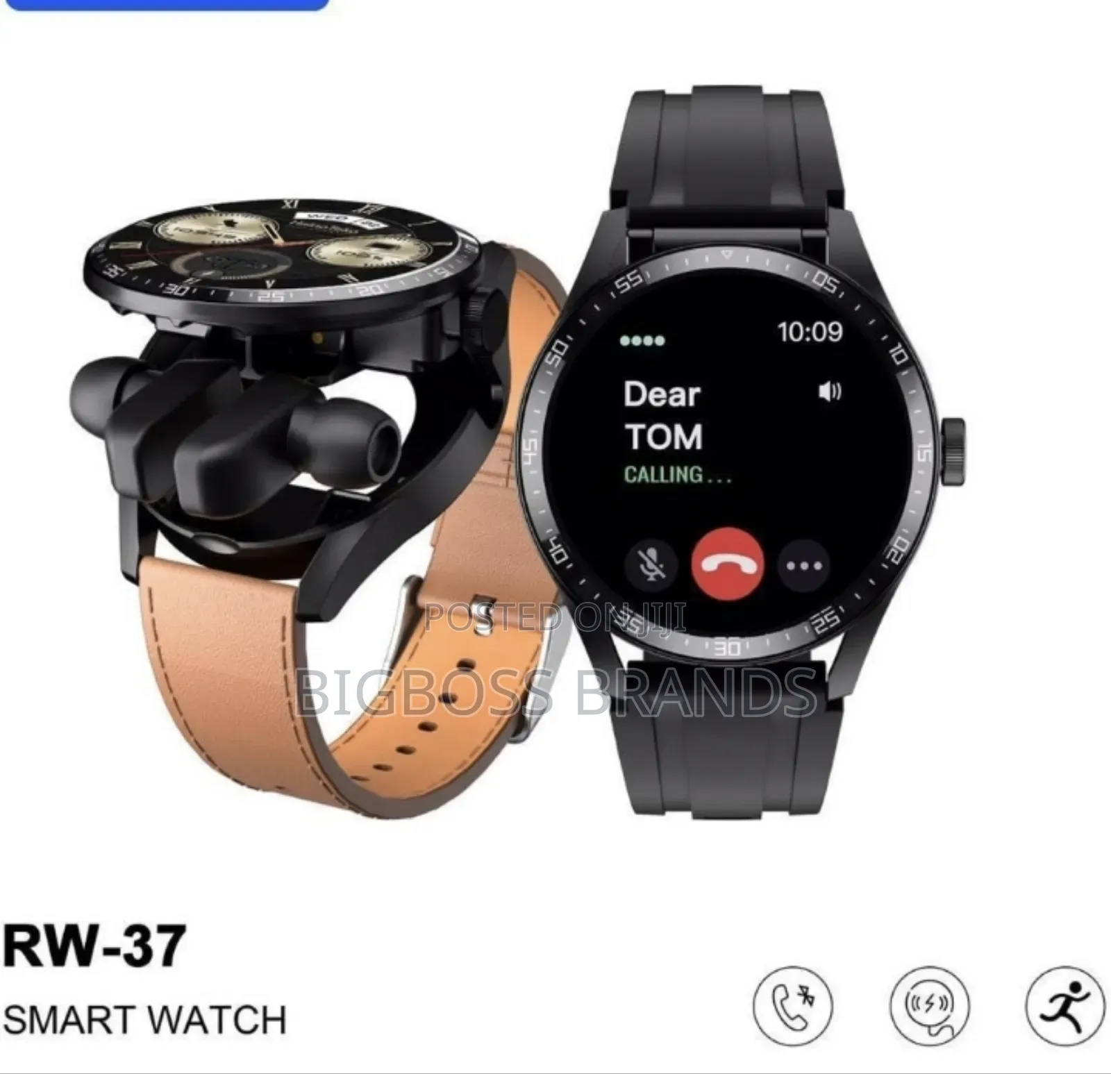 HAINO TEKO RW37 (Watch Buds) 2 in 1 Combo