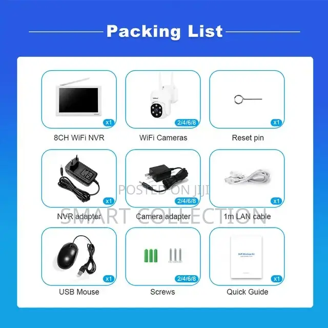 Complete Wifi CCTV Security System