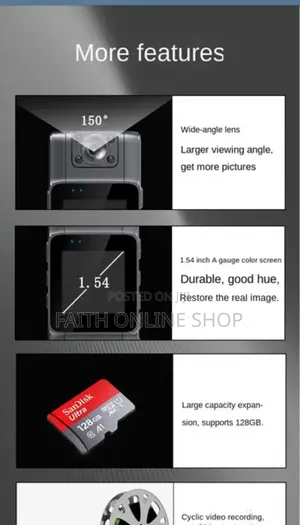 USB Clip Sport Action Camera 1080P