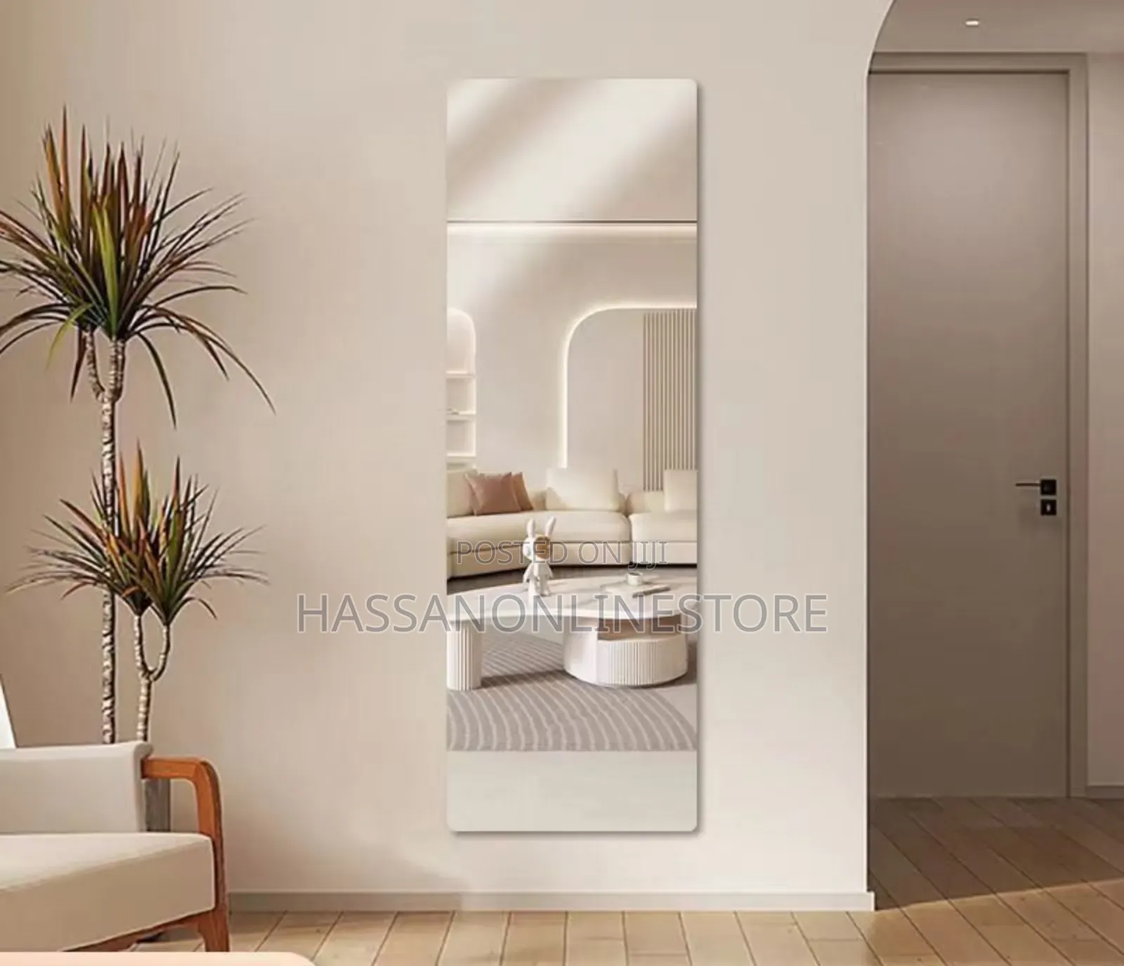 Acrylic Soft Mirror Attached to Wall