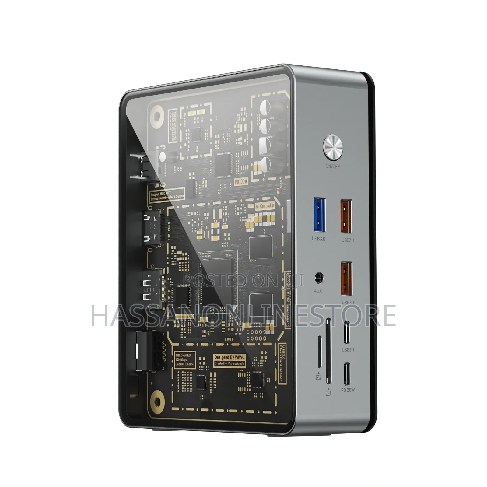 Wiwu 16 in 1 Type C Hub Laptop Docking Station