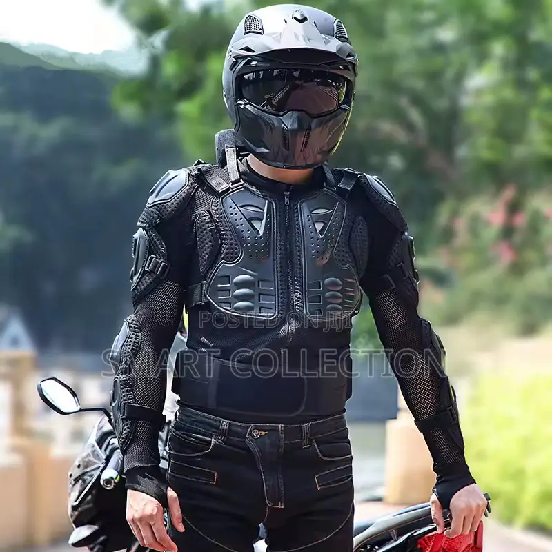 Motorcycle Body Armor Jacket Spine Chest Gear For Adult