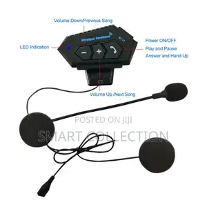 Bluetooth Motorcycle Headphones and Mic