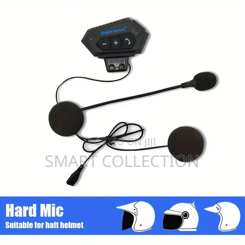 Bluetooth Motorcycle Headphones and Mic