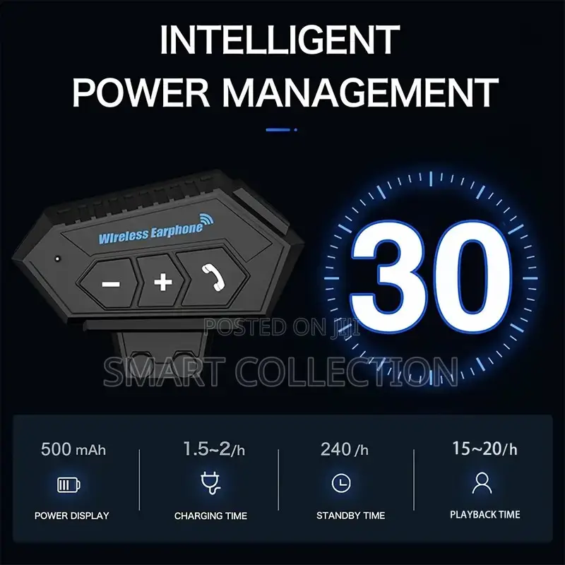 Bluetooth Motorcycle Headphones and Mic