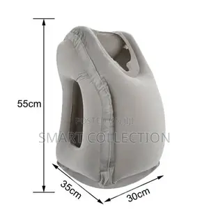 Comfort Inflatable Travel Pillow for Airplane/Bus Rest Face