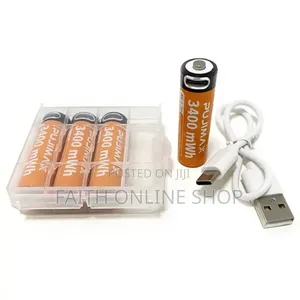 Type-C 1.5V AA Rechargeable Li-Ion Battery 4pcs