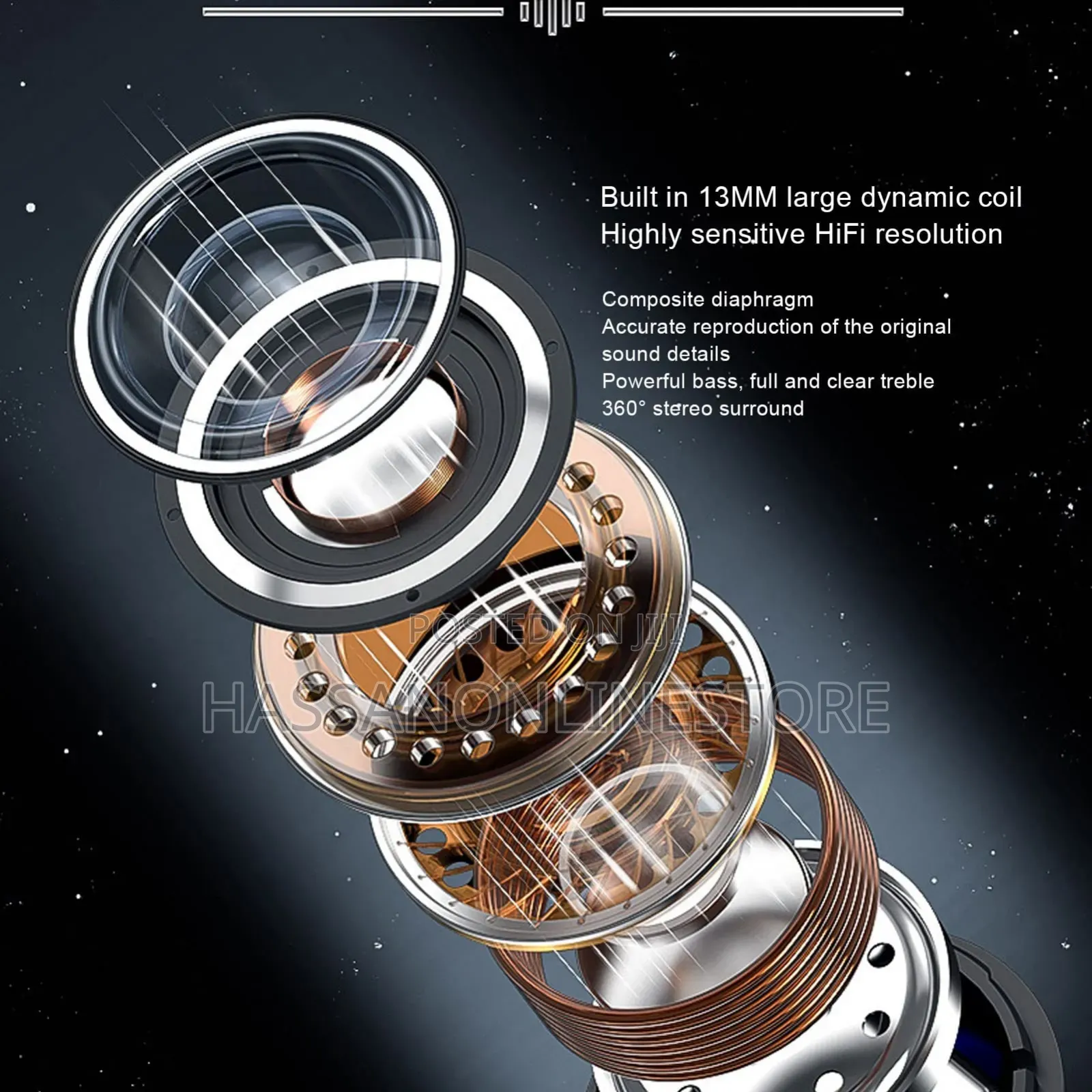ROCK Steampunk R3 TWS Earphone Mecha Metal Bluetooth Headset