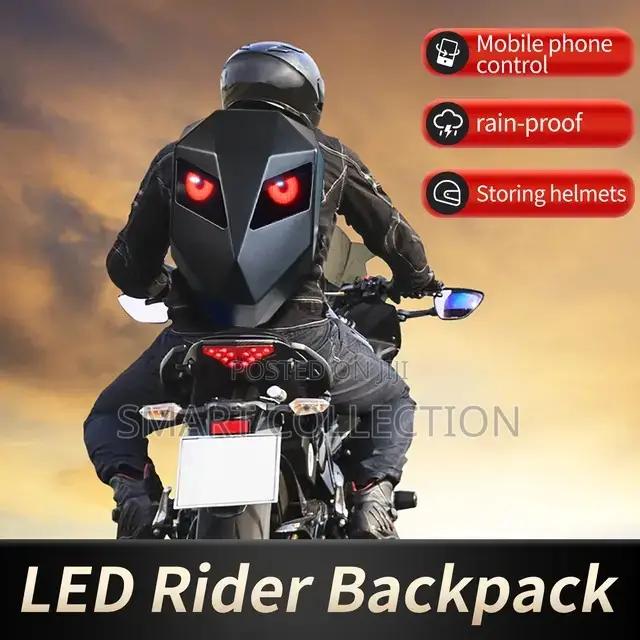Lastest LED Motorcycle Hardshel Travel Backpack