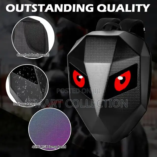 Lastest LED Motorcycle Hardshel Travel Backpack