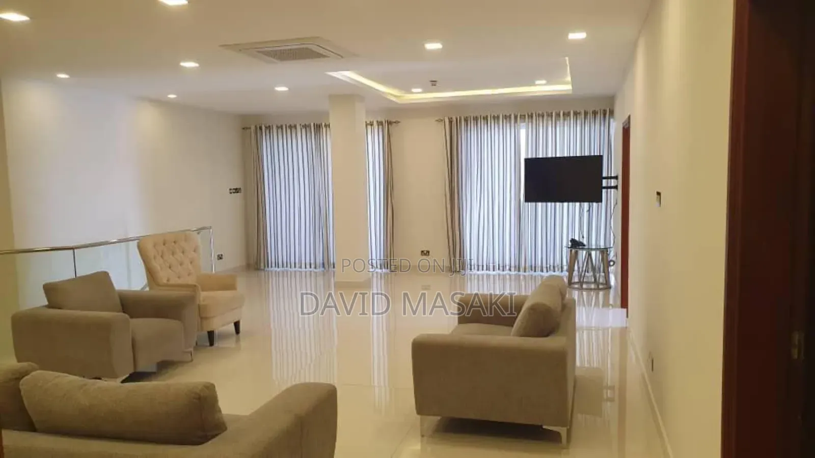 Furnished 4bdrm Duplex in Masaki Luxury for rent