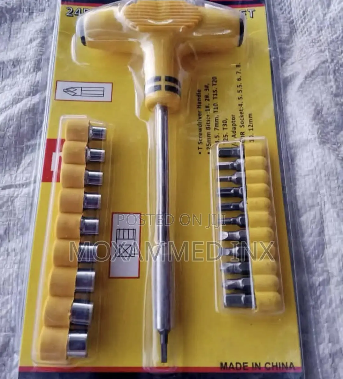 24pcs Socket Bits Set