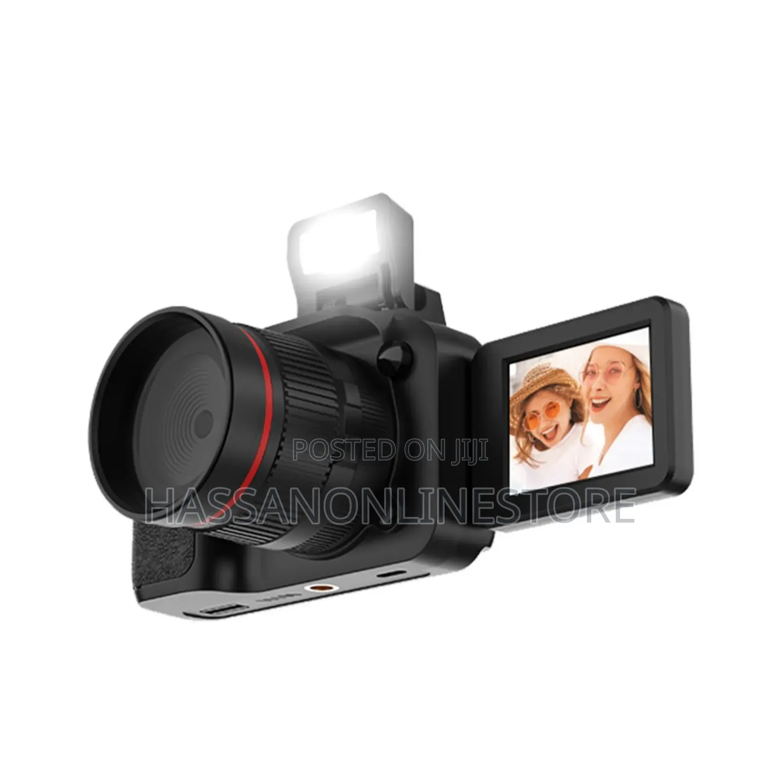 Porodo Lifestyle Digital Camera 16x Zoom Flip Flash - Black