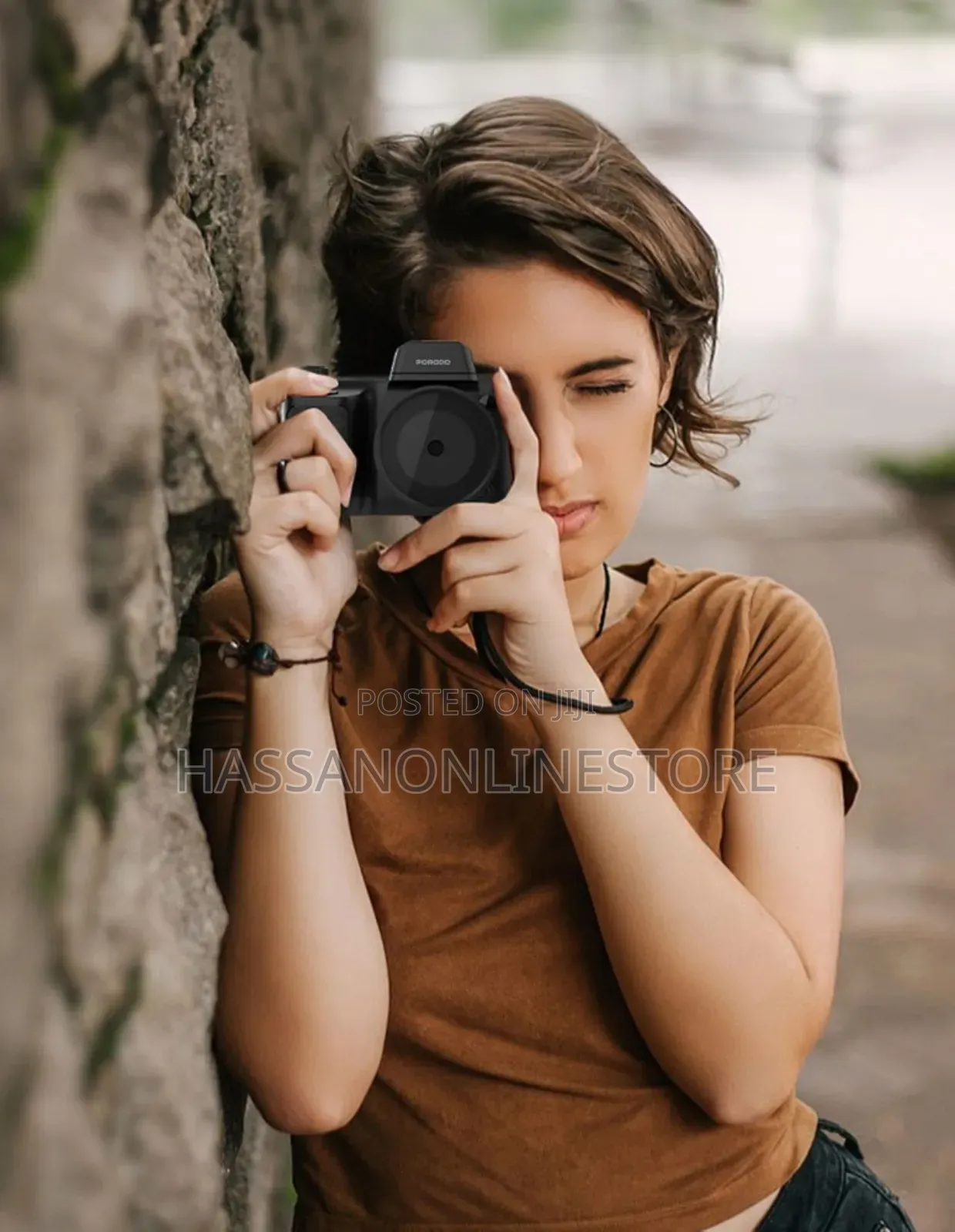 Porodo Lifestyle Digital Camera 16x Zoom Flip Flash - Black