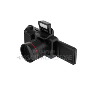 Porodo Lifestyle Digital Camera 16x Zoom Flip Flash - Black