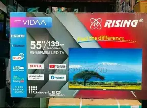 Rising Tv Nchi 55 Smartvidaa Original New Model Good Quality