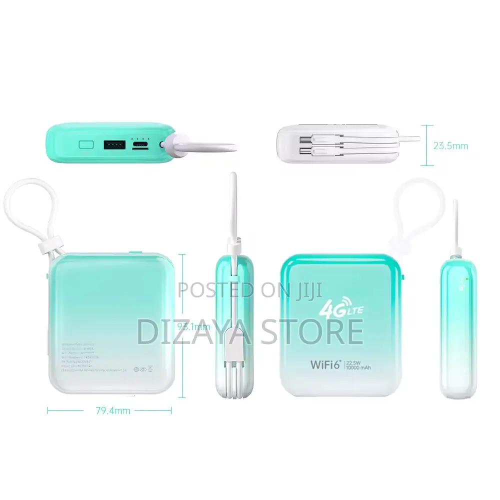 4G LTE Pocket Modem Wifi With Power Bank