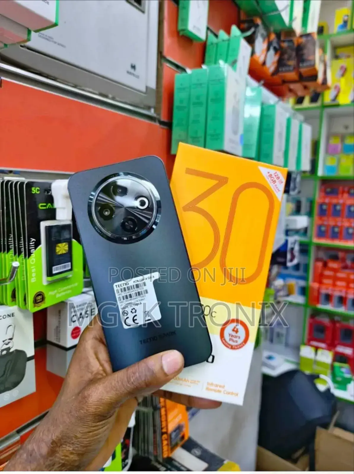 New Tecno Spark 30C 128 GB Black