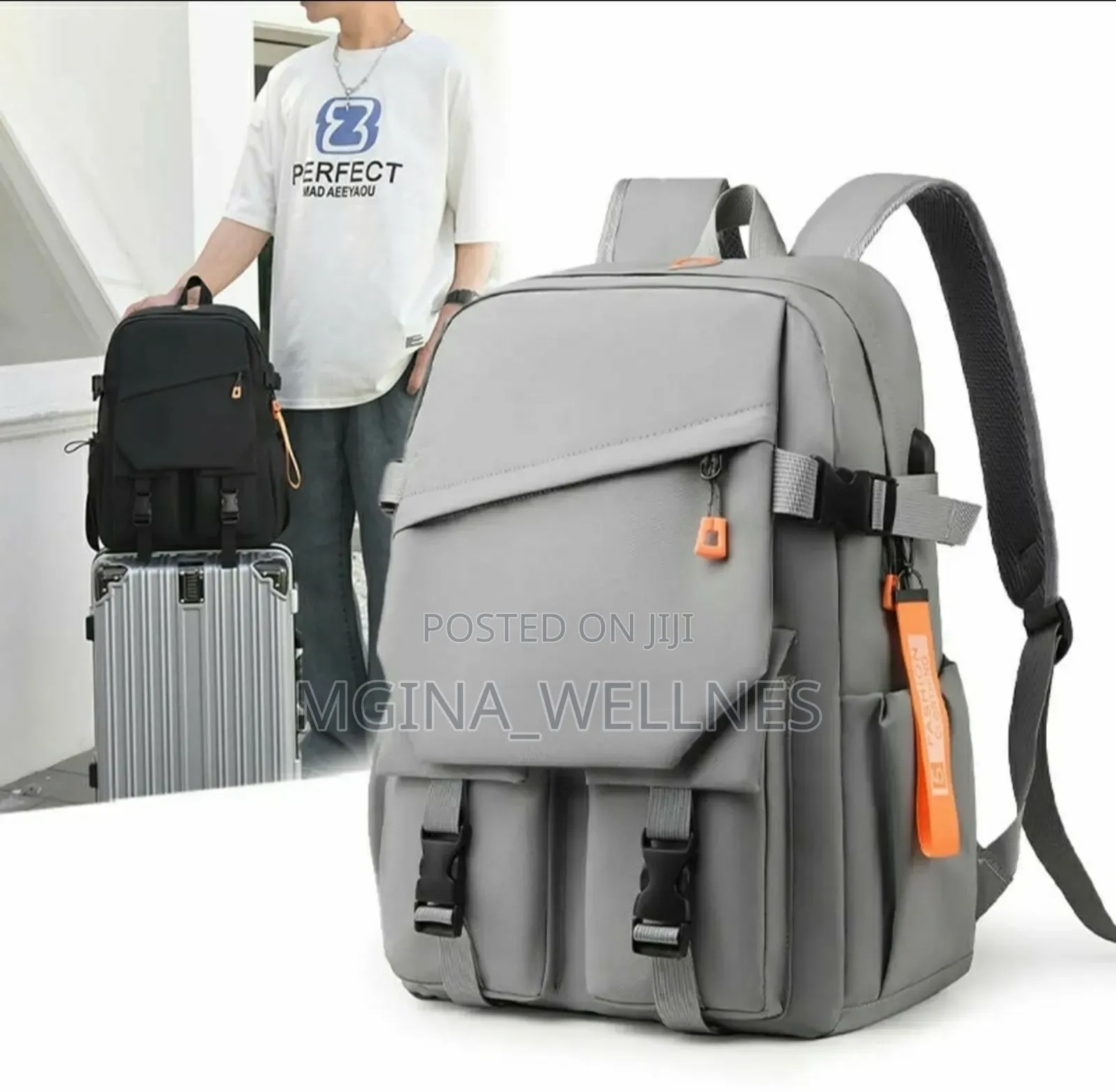 Classic Fubric Material Laptop Backpack Bags