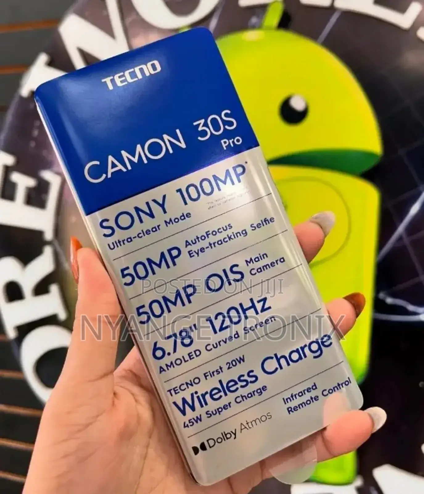 New Tecno Camon 30S Pro 256 GB Gold