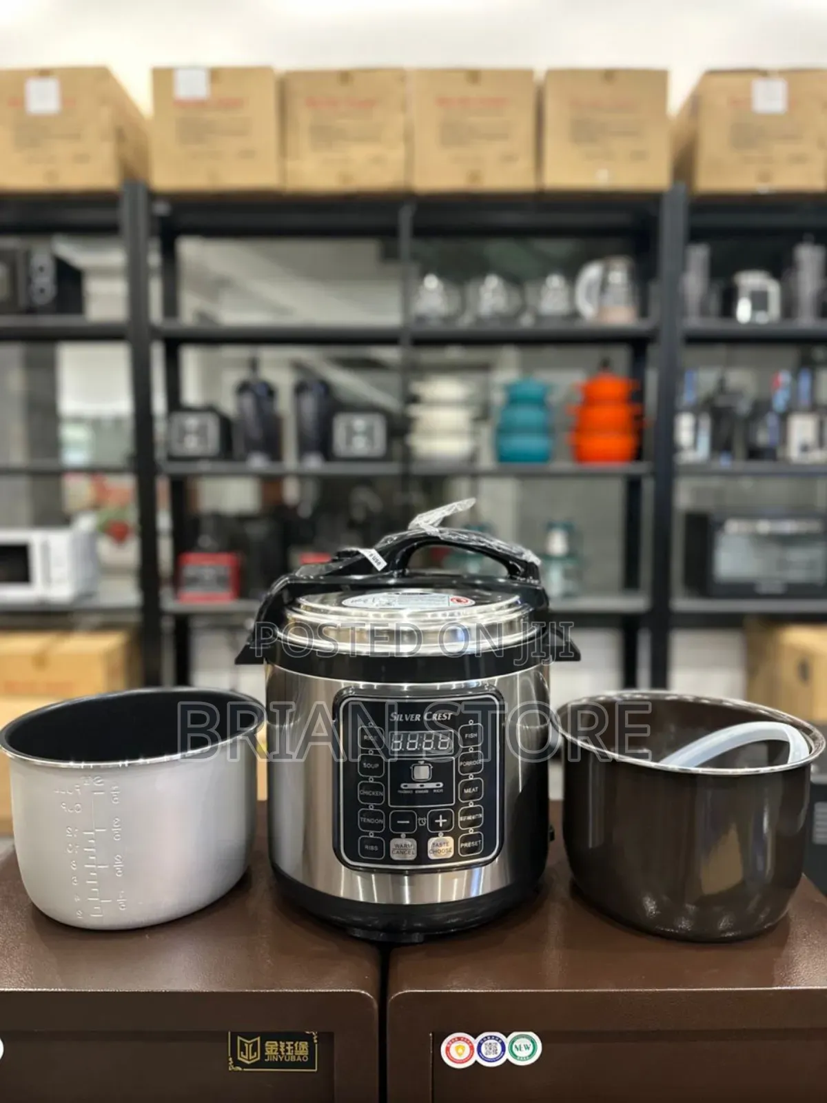 Silver Crest Pressure Cooker With 2 Pots(Sufuria)