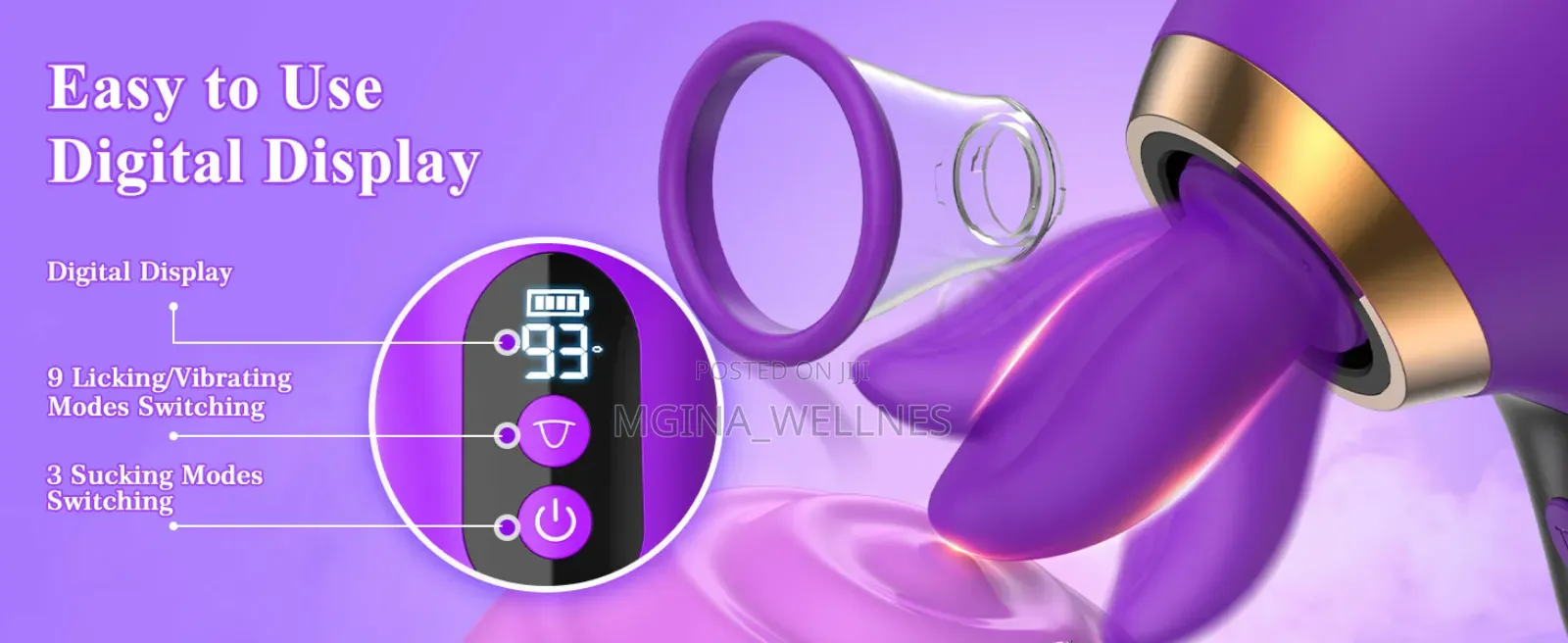 5-in-1 Licking Sucking Vibrator – Ultimate Pleasure