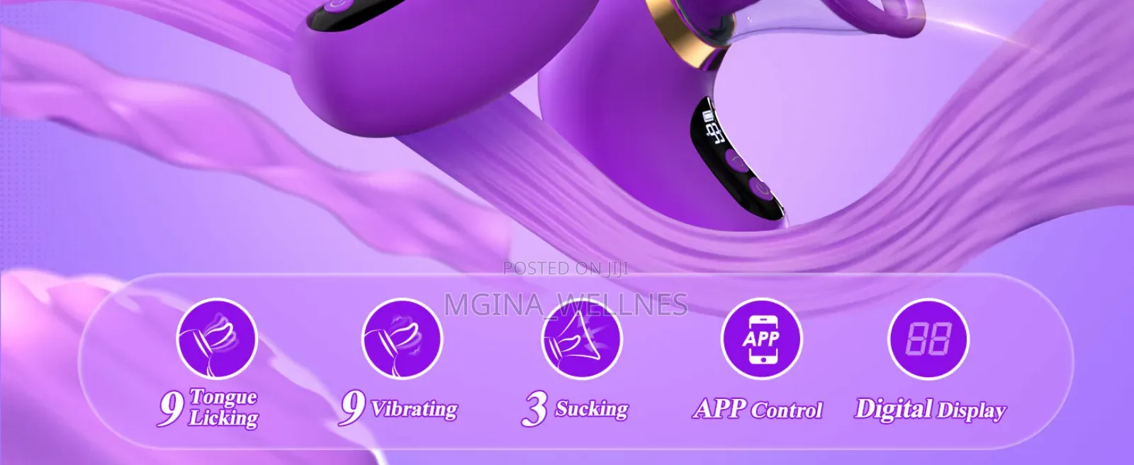 5-in-1 Licking Sucking Vibrator – Ultimate Pleasure