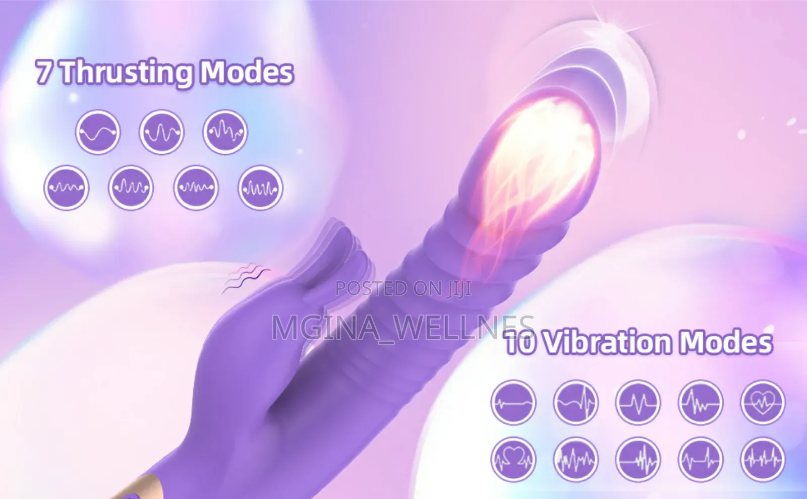 Rabbit G Spot Clitoral Vibrator Great Gift for Her