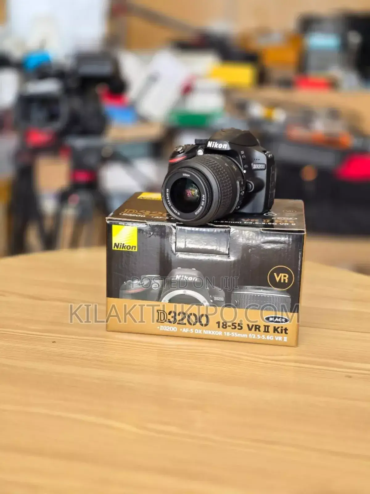 Nikon D3200 
WITH Lens 18-55mm Brand New