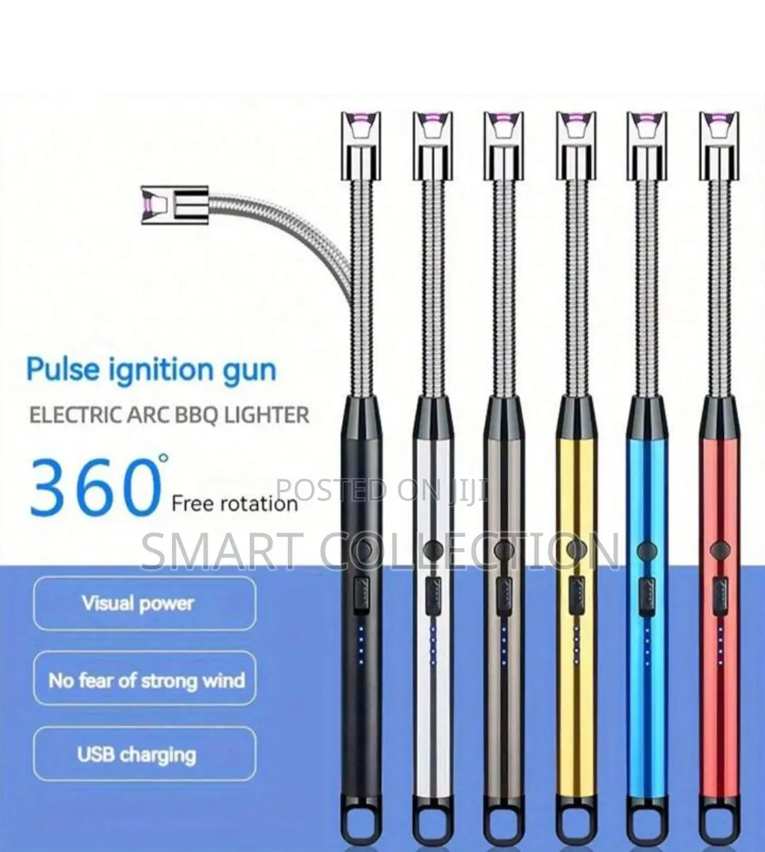 Extended USB Rechargeable Electric Arc Lighter/Igniter