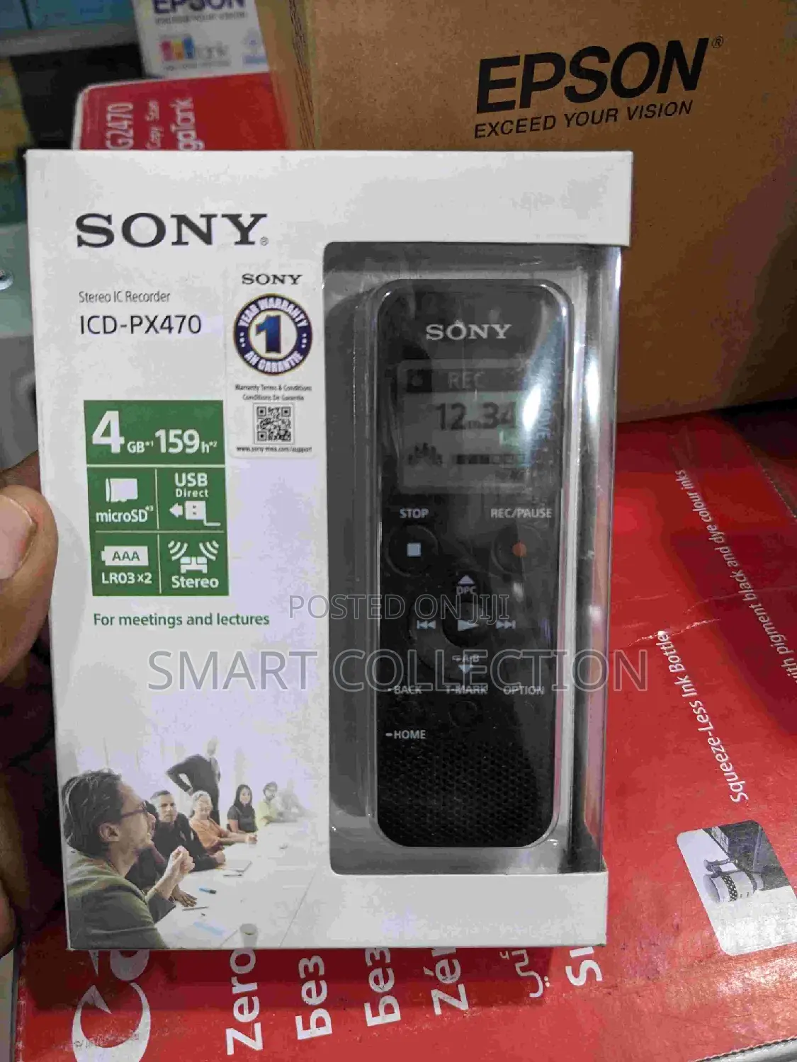 Sony
PX470 Digital Voice Recorder With 4GB and E-Card Slot