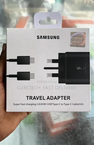 Original Samsung 45w Super Fast Charging 2.0 Travel Adapter